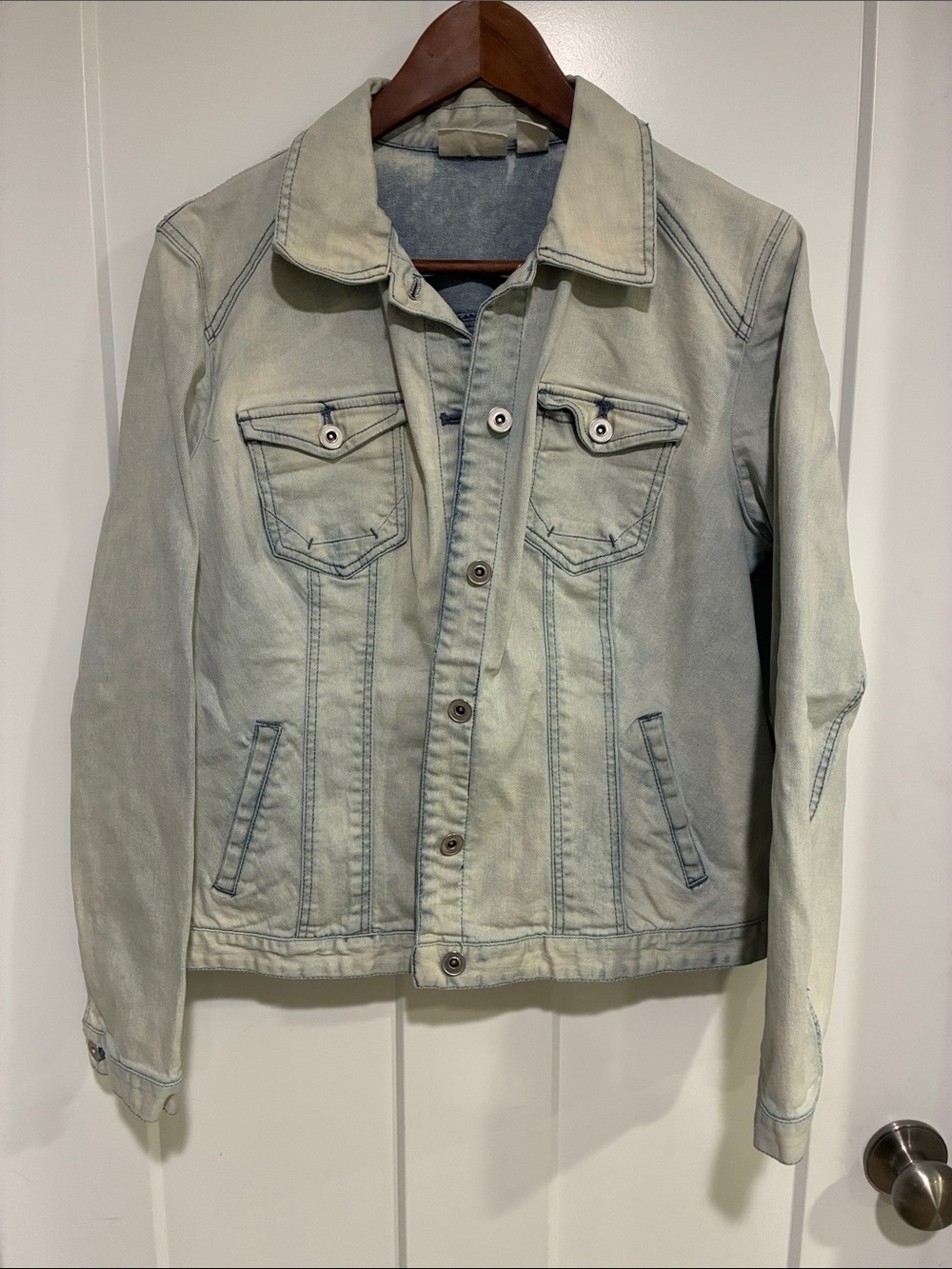 Chico's Light Wash Blue Denim Jacket